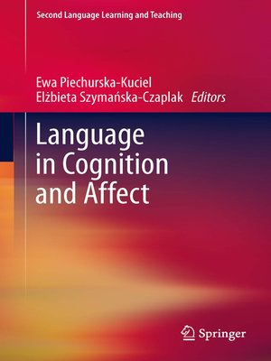 cover image of Language in Cognition and Affect